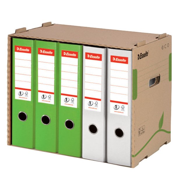 Archyvinė dėžė ESSELTE segtuvams, 343 x 427 x 305 mm, ruda 1