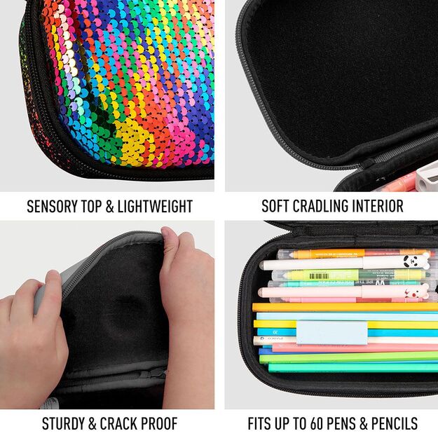 Penalas-pie&scaron;tukinė ZIPIT Glitter Sequins, margas 4
