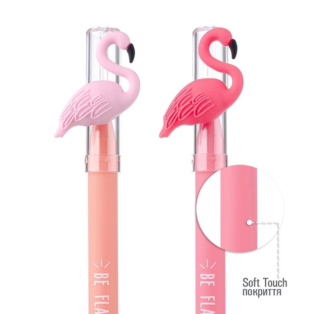 Aliejinis rašiklis YECaribbean flamingo 0,7mm, mėlynas 2