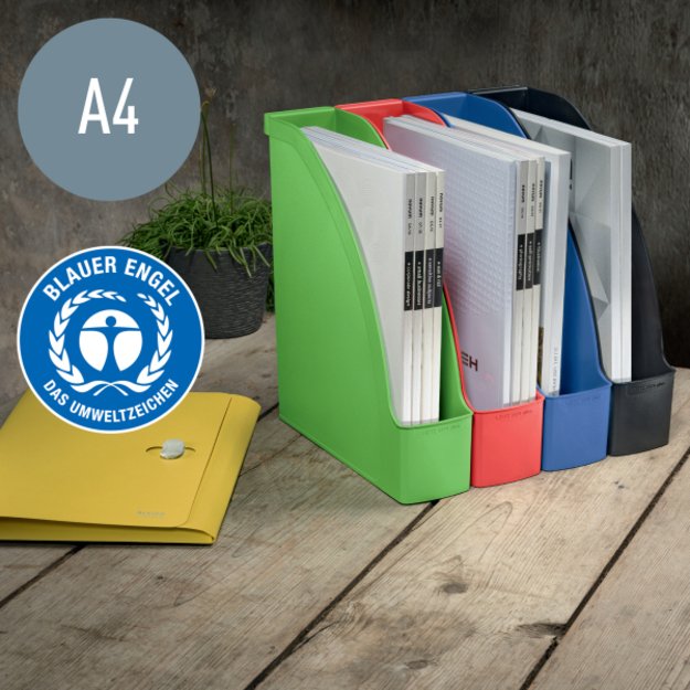 Stovas dokumentams Leitz Recycle, A4, mėlynas 7