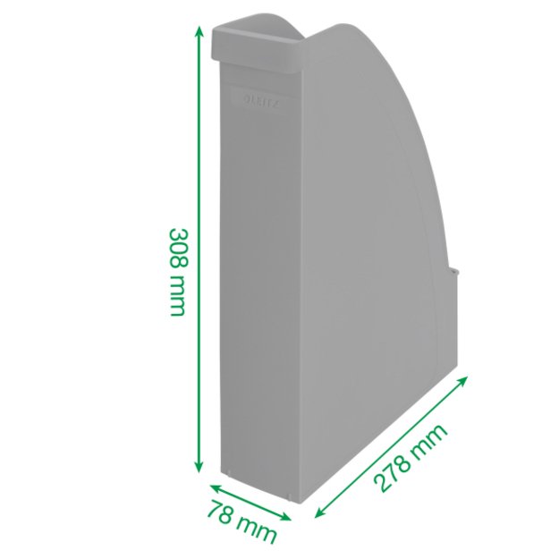 Stovas dokumentams Leitz Recycle, A4, mėlynas 6
