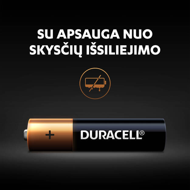 Baterijos DURACELL AAA, LR03, 2vnt 4