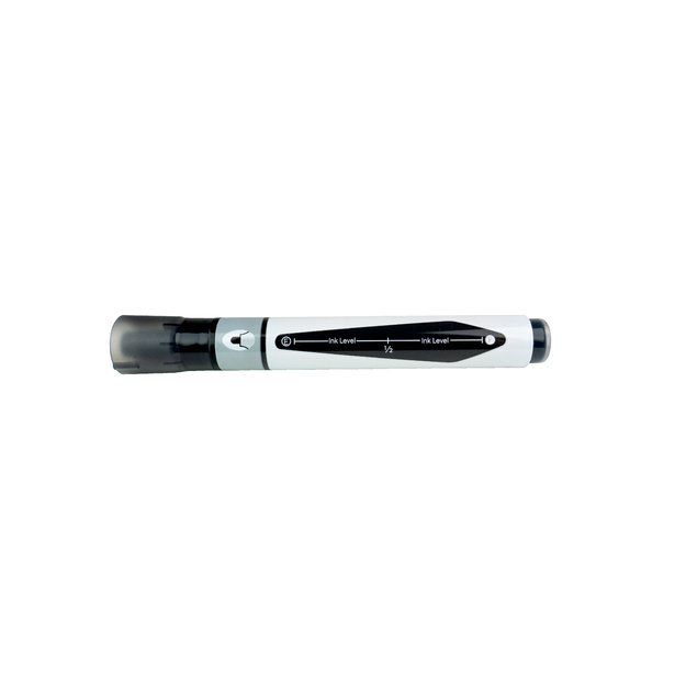 Baltos lentos žymekliai NOBO Liquid Ink, 6 vnt., įv. spalvų 7