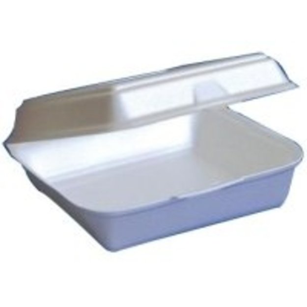 Dėžutė, maistui MENIU, EPS, 1 dalies,  20 x 22,5 x H 5,5 cm, 200 vnt.