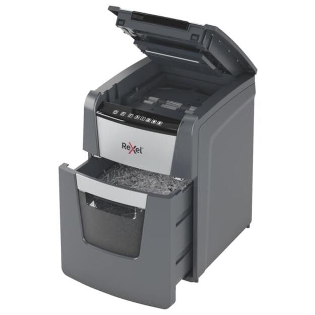 Automatinis dokumentų naikiklis Rexel Optimum Autofeed 100X, 4x28mm, P4, 34l 7