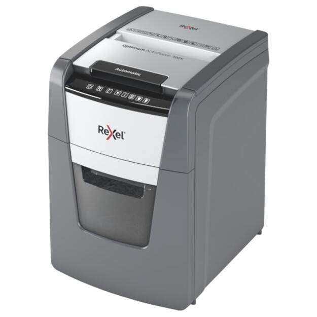 Automatinis dokumentų naikiklis Rexel Optimum Autofeed 100X, 4x28mm, P4, 34l 5