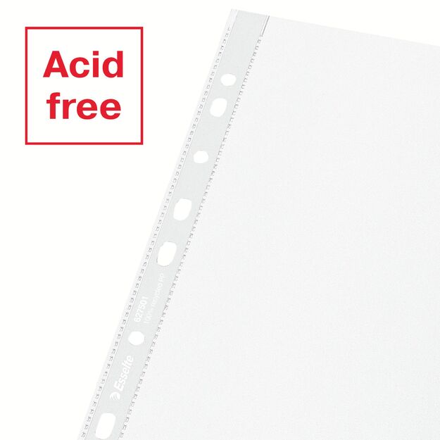 Įmautės dokumentams ESSELTE, A4, 100 mikr.,(pak. -50 vnt.), ekologiškos, matinės 3