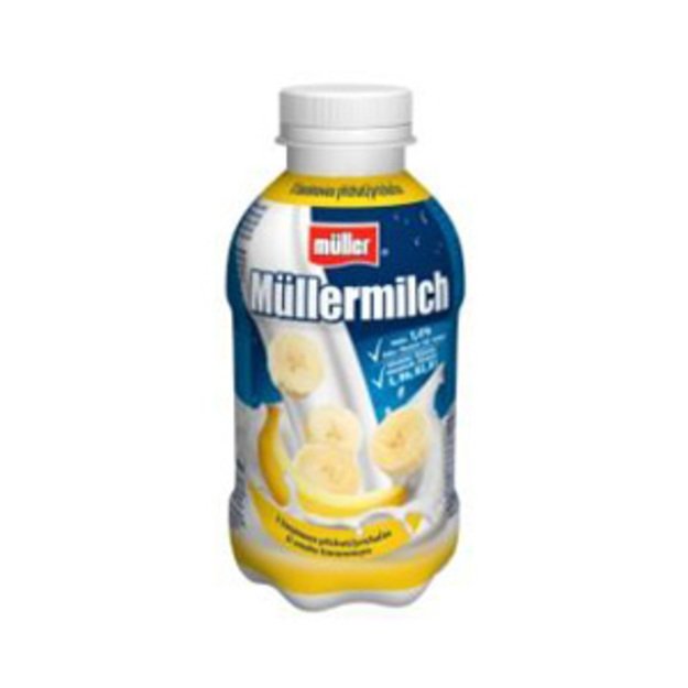 Pieno gėrimas MÜLLERMILCH, bananų skonio, 400g