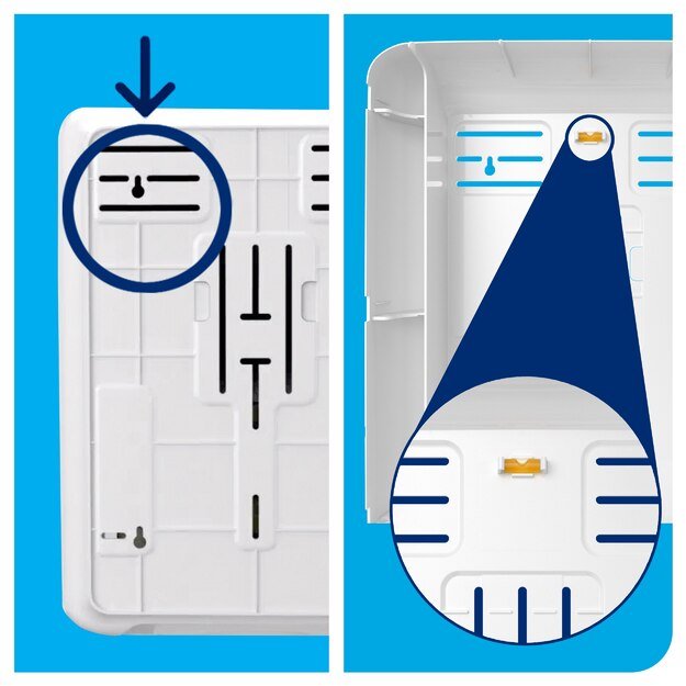 Servetėlių rankoms laikiklis TORK ZIGZAG H3,553000 3