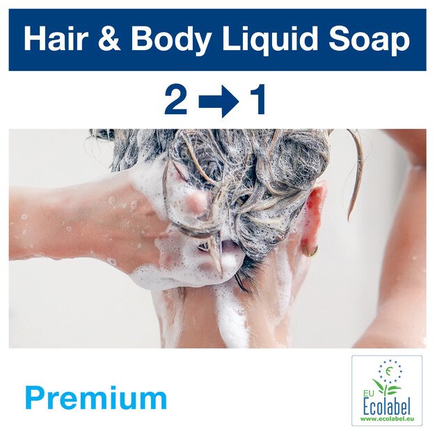 Skystas muilas TORK PREMIUM HAIR & BODY 1L, 420601 4