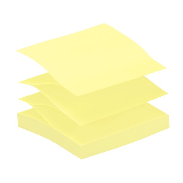 Lipnių lapelių dėklas Post-it Z-Notes PRO, juodos spalvos/skaidrus 1