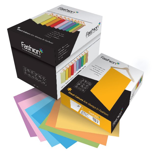 Spalvotas popierius IMAGE COLORACTION, A4, 160 gsm, 70 lapų, RAINBOW, MIX 1