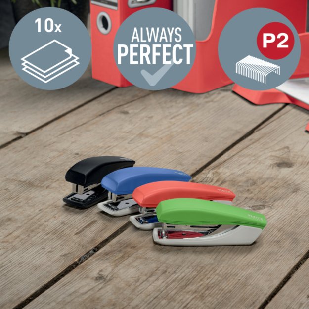 Segiklis Leitz Recycle Mini, sega iki 10 lapų, mėlynas 1