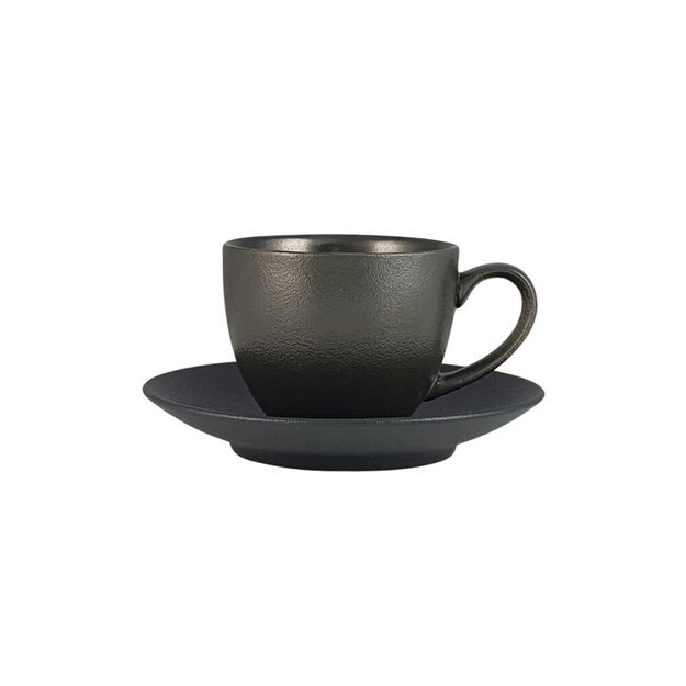 Puodelis TERREA, su lėk&scaron;tute, porcelianas, 200 ml, D 8,5 cm, H 7 cm, vnt