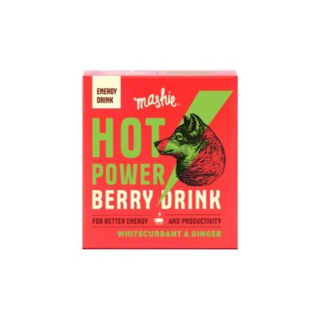 Energetinė tyrė baltaisiais serbentais ir imbieru MASHIE HOT POWER, 40 ml &times; 2 vnt.