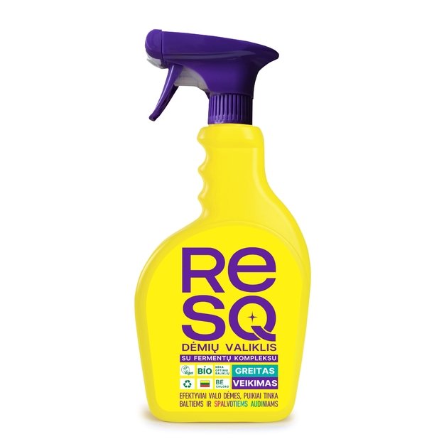 Dėmių valiklis RESQ, su fermentų kompleksu, su purk&scaron;tuku, 450 ml