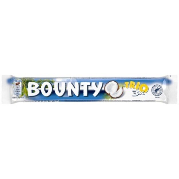 &Scaron;okoladinis batonėlis BOUNTY Trio 85g