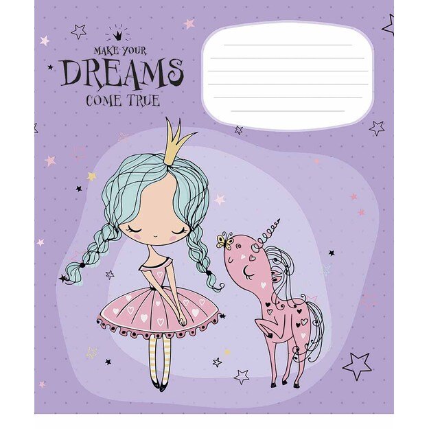 Sąsiuvinis Schoolboy, A5, 12 lapų, 60 gsm, langeliais 4