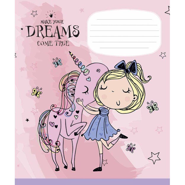 Sąsiuvinis Schoolboy, A5, 12 lapų, 60 gsm, langeliais 1