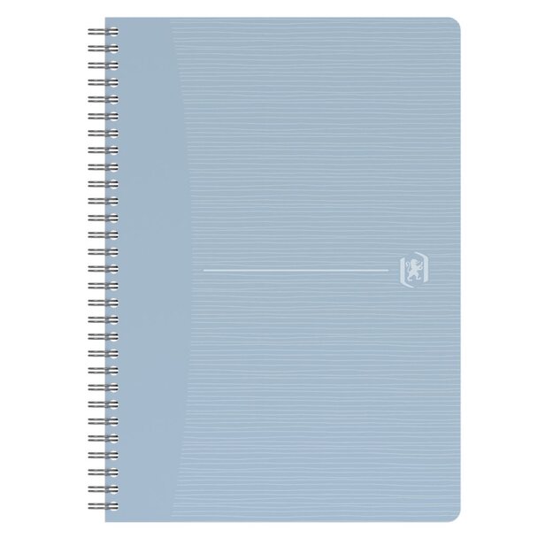 Perdirbtas sąsiuvinis su spirale OXFORD Rec’Up, A5, 90 lapų, 90 gsm, langeliais
