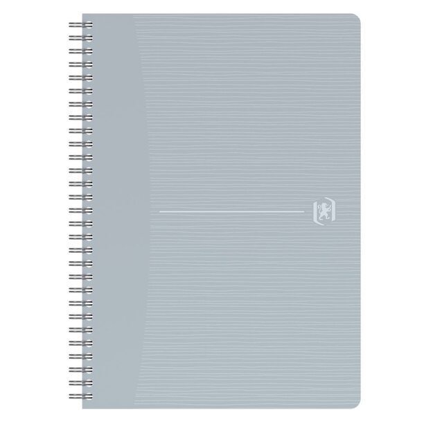Perdirbtas sąsiuvinis su spirale OXFORD Rec’Up, A5, 90 lapų, 90 gsm, langeliais 1