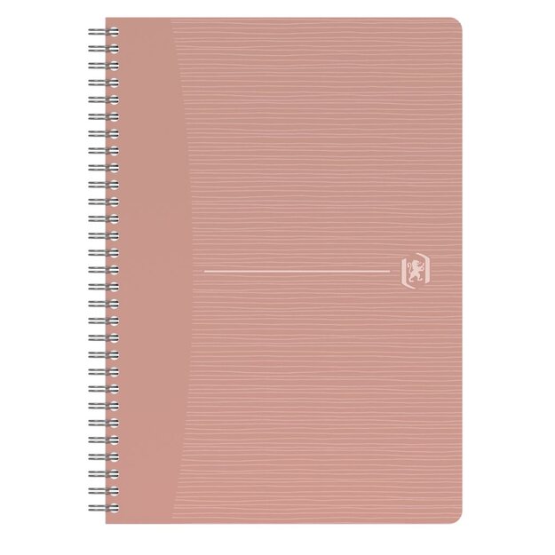 Perdirbtas sąsiuvinis su spirale OXFORD Rec&rsquo;Up, A5, 90 lapų, 90 gsm, langeliais 7