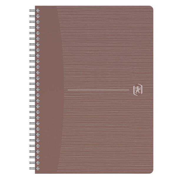 Perdirbtas sąsiuvinis su spirale OXFORD Rec&rsquo;Up, A5, 90 lapų, 90 gsm, langeliais 10