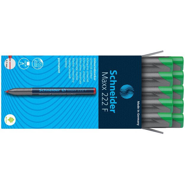 Permanentinis markeris SCHNEIDER OHP MAXX 222F, 0.7mm. 3