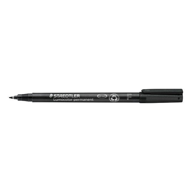 Žymeklis STAEDTLER OHP LUMOCOLOR 317/318, 0,6 mm, JUODA 1