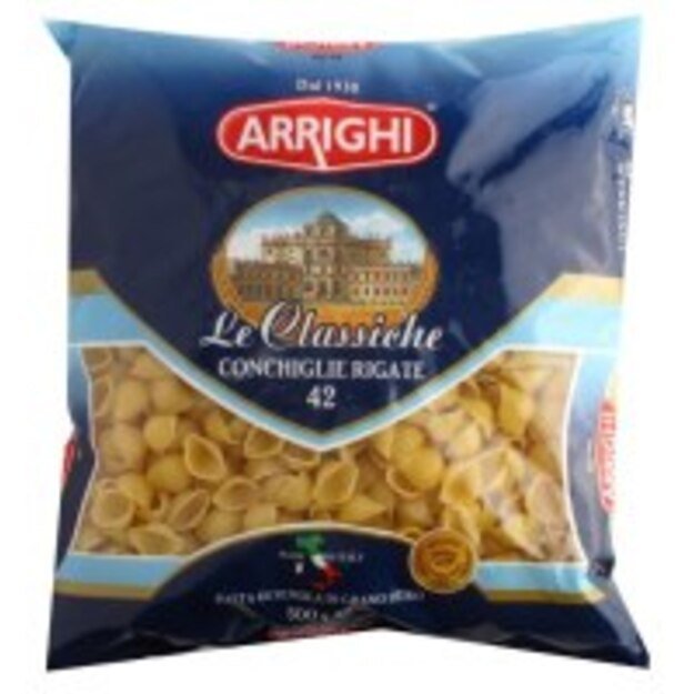 Makaronai  ARRIGHI, kriauklės, Nr. 42, 500 g