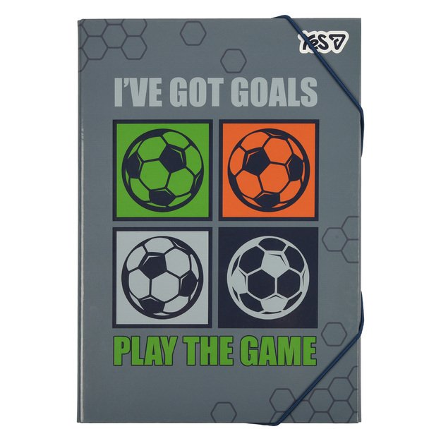 Dėklas su gumele Yes Football A4