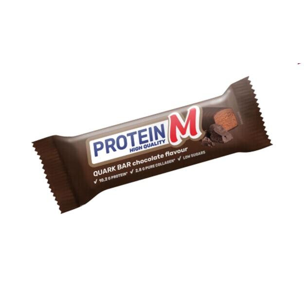 Varškės sūrelis PROTEIN M, šokolado skonio su kolagenu, 40 g
