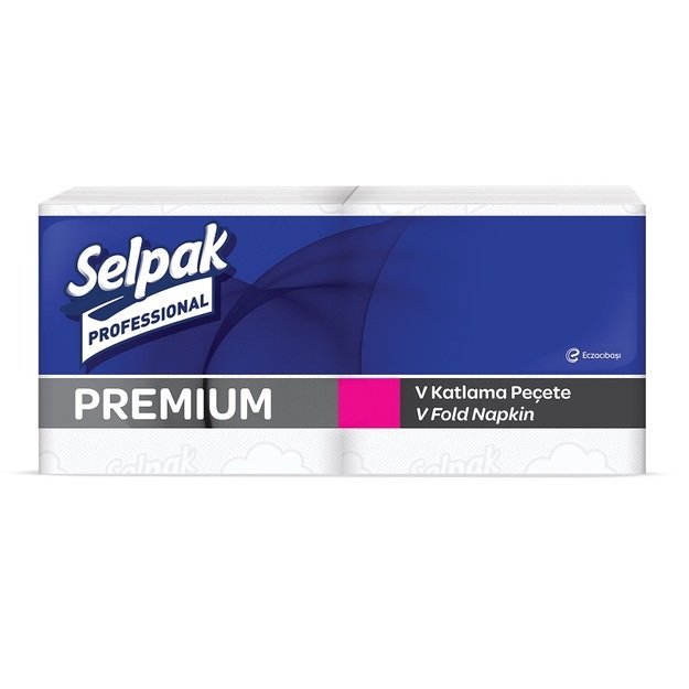 Servetėlės ant stalo SELPAK PRO Premium V-Fold, dispenseriams., 1sl., 250 lapelių