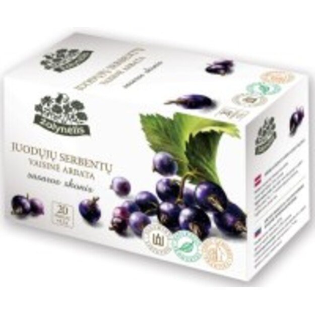 Arbata VASAROS SKONIS, juodųjų serbentų, 20 x 2,5 g 1