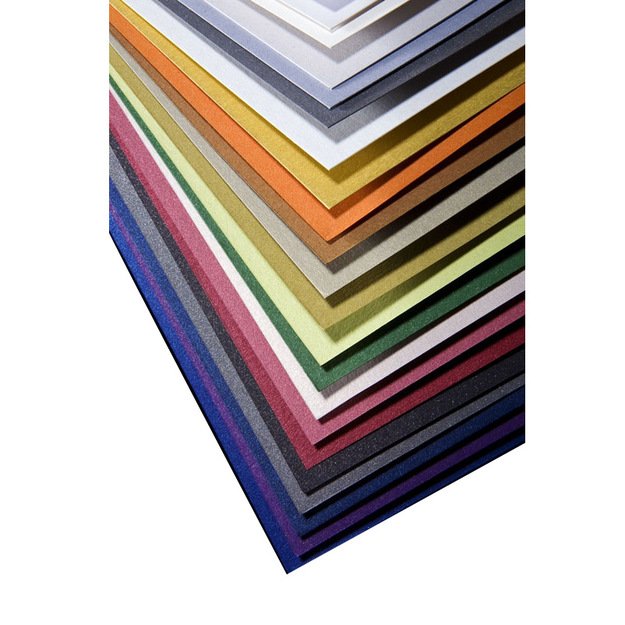 Dekoratyvinis popierius CURIOUS METALLIC, A4, 120 gr., 50 vnt./pak., balto aukso sp. 1