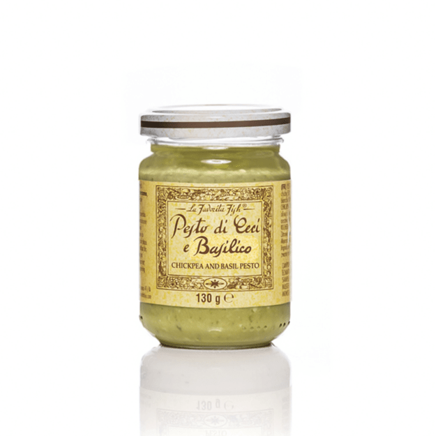 Pesto padažas LA FAVORITA, avinžirnių ir bazilikų, 130 g