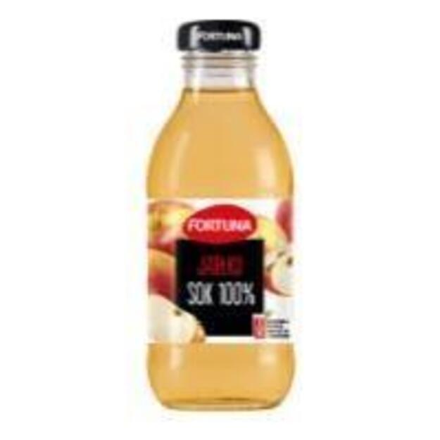 Obuolių sultys FORTUNA, 100%, 0,3 l D
