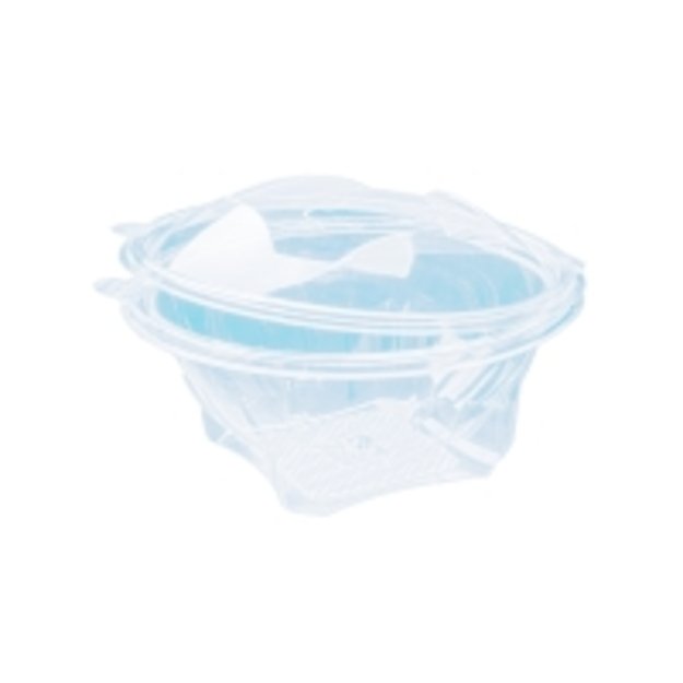 Indelis salotoms, apvalus, su dangteliu, PET, D 19 cm,  H 7,8 cm, 1000 ml, 50 vnt.