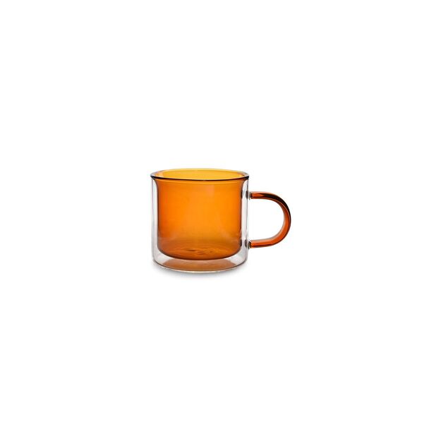 Puodelis Liv Amber, borosilikatinis stiklas, 270 ml, D 8,5 cm, H 7,8 cm, 2 vnt.