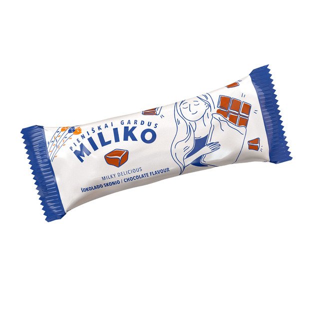 Glaistytas var&scaron;kės sūrelio desertas, &scaron;okolado skonio, 24%, 35 g 1
