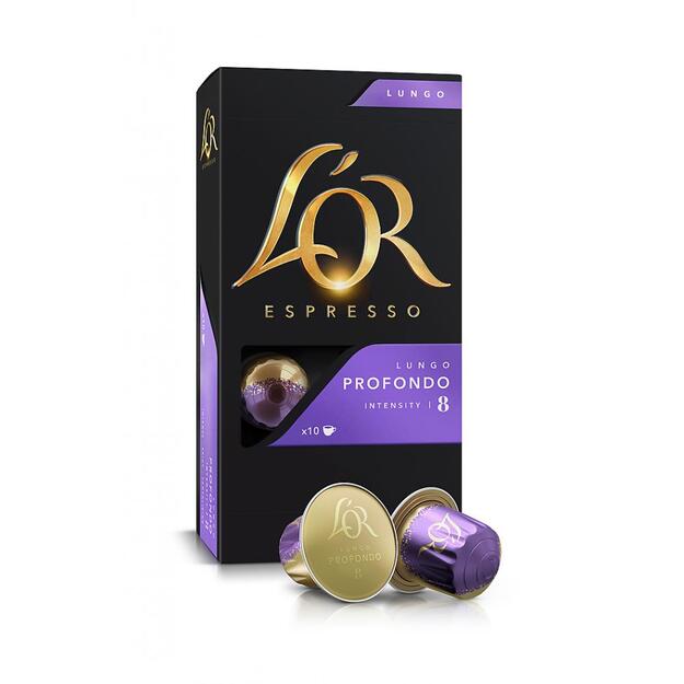 Kavos kapsulės L OR Profondo, 10x52g