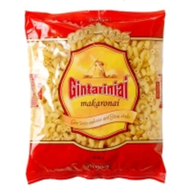 Makaronai GINTARINIAI, rageliai, 400 g