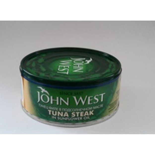 Tuno kepsnys aliejuje, JOHN WEST, 160/104g