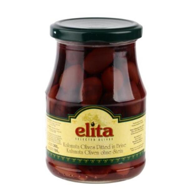 Alyvuogės ELITA Kalamata, be kauliukų, L dydis, 360 g/ 190 g 1
