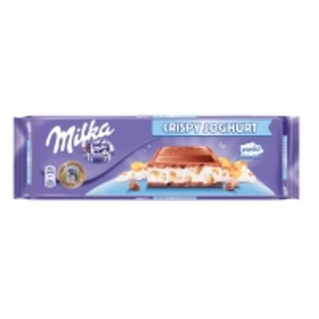 Šokoladas MILKA Crispy Yogurt, 300 g 1