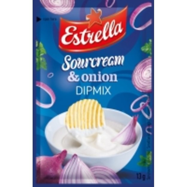 Padažas ESTRELLA Dipmix, Grietinės ir svogūnų skonio, 13 g 1