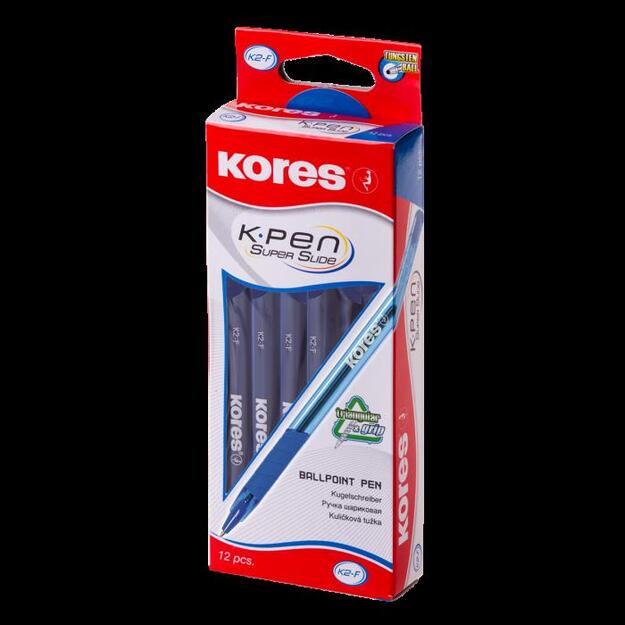 Tu&scaron;inukas KORES K6-F, 0.5 mm, mėlynos spalvos tu&scaron;as 2