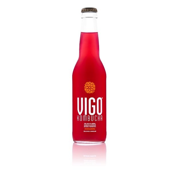 Gaivusis arbatos gėrimas VIGO Kombucha, Schisandra, gazuotas, 0,330 l, D, LT-EKO-001
