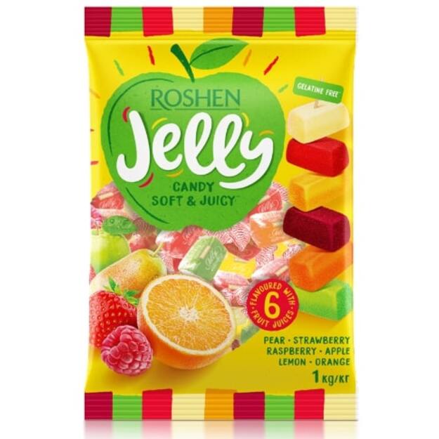 Želė saldainiai JELLY, 1 kg