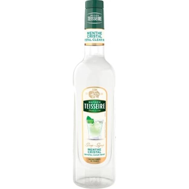 Sirupas TEISSEIRE Cristal Clear Mint, 0,7 l